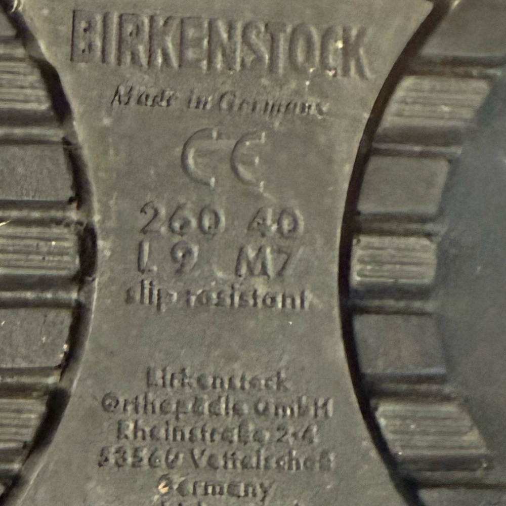 Birkenstock Black Slip-On Clogs—2 different sizes - Picture 6 of 7